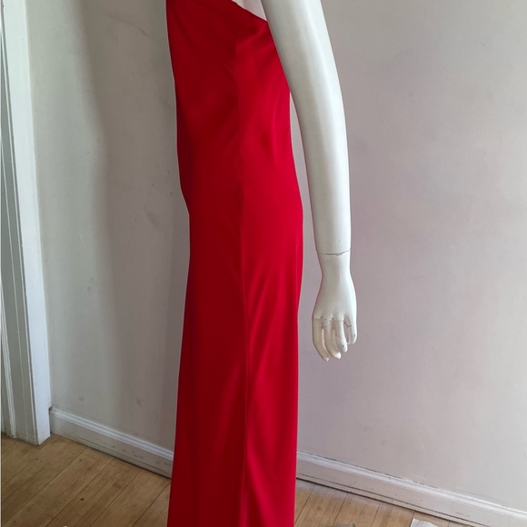 $238 Amanda Uprichard X REVOLVE Riesling Gown Lipstick Red Long Formal Dress S - Picture 4 of 11